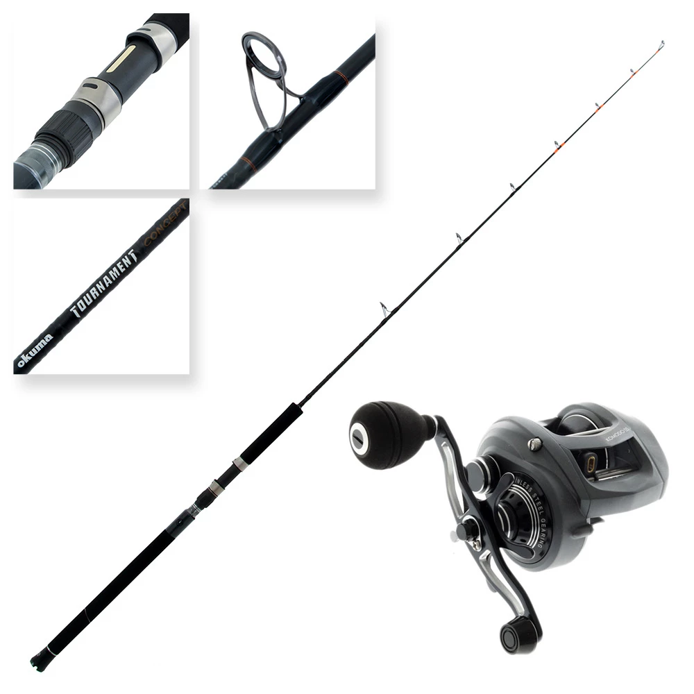 Okuma Komodo SS 463 Tournament Concept Heavy Casting Combo 6ft 15-24kg 1pc 3 Okuma Komodo SS 463 Tournament Concept Heavy Casting Combo 6ft 15-24kg 1pc