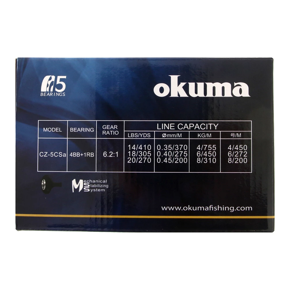 Okuma Cortez CZ-5CS Star Drag Overhead Reel With 30lb Braid 4 Okuma Cortez CZ-5CS Star Drag Overhead Reel With 30lb Braid - Image 2