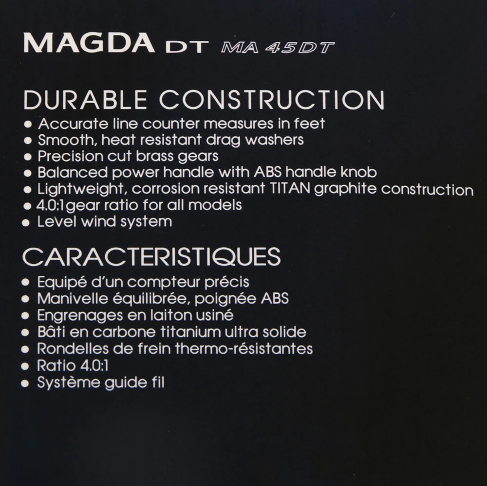 Okuma Magda Pro 45 Line Counter Trolling Reel With 100yd Lead Line 5 Okuma Magda Pro 45 Line Counter Trolling Reel With 100yd Lead Line - Image 3