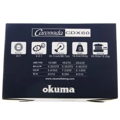 Okuma Coronado CDX 60 Baitfeeder Reel 13 Okuma Coronado CDX 60 Baitfeeder Reel -Okuma Sale Store 108714 3 n