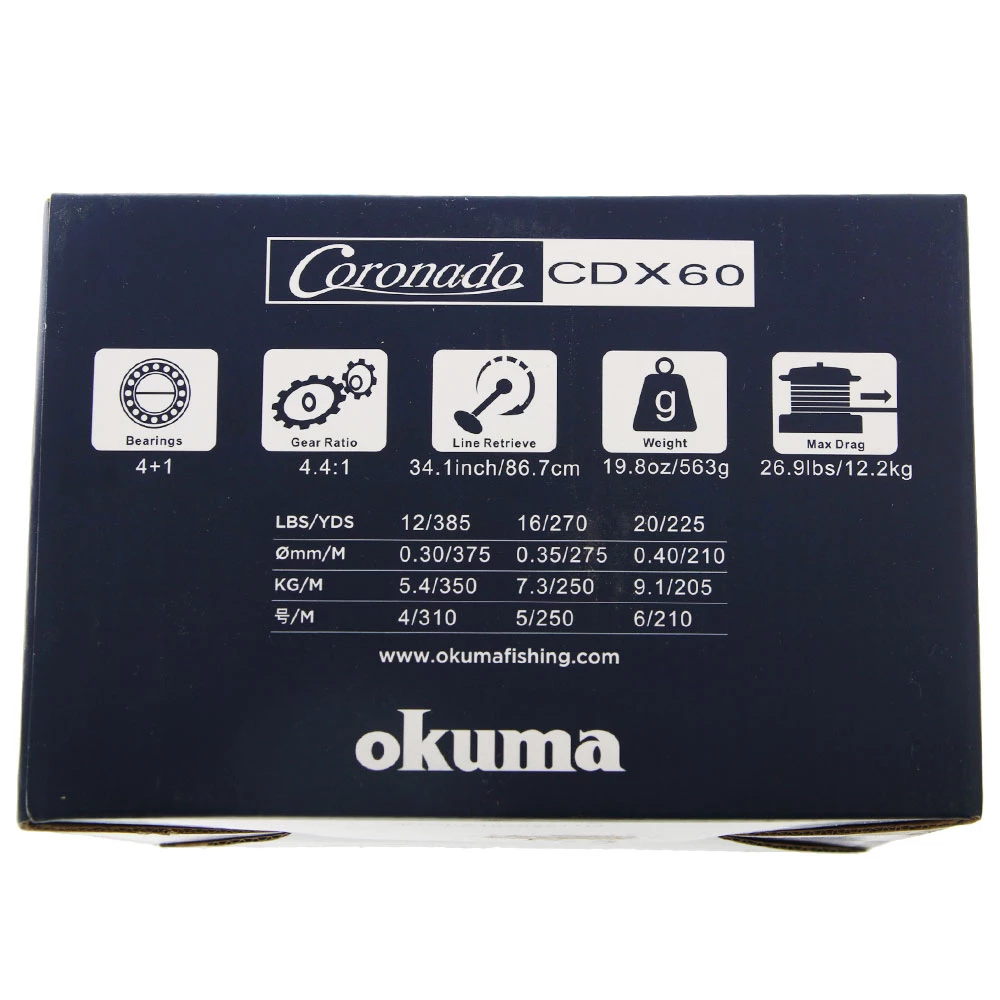 Okuma Coronado CDX 60 Baitfeeder Reel 4 Okuma Coronado CDX 60 Baitfeeder Reel - Image 2