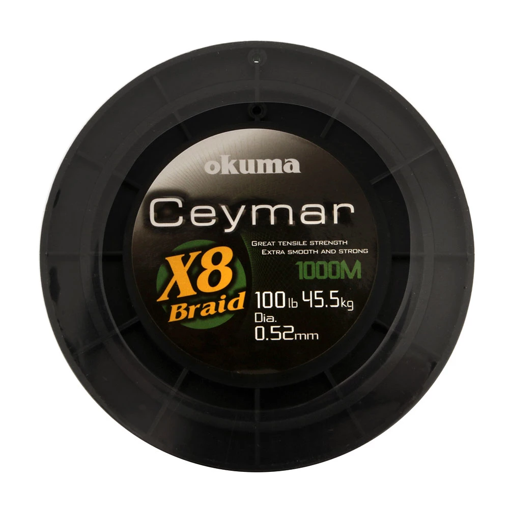 Okuma Ceymar X8 Green Braid 1000m 100lb 3 Okuma Ceymar X8 Green Braid 1000m 100lb