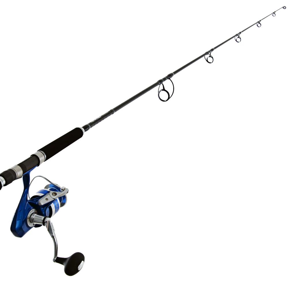 Okuma Azores Blue 6500 And Metaloid Saltwater Spin Combo 8ft 3in PE4-8 2pc 3 Okuma Azores Blue 6500 And Metaloid Saltwater Spin Combo 8ft 3in PE4-8 2pc