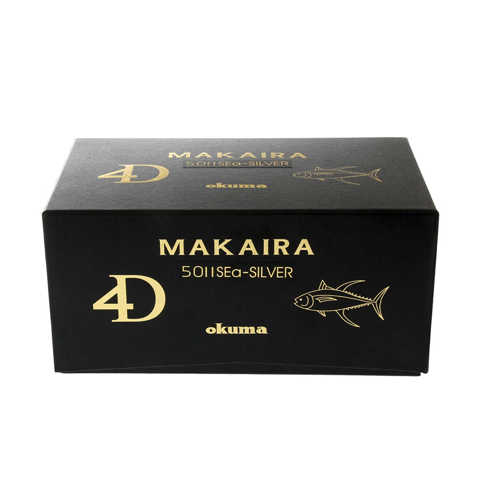 Okuma Makaira 50 2-Speed Open Top Game Reel Silver 3 Okuma Makaira 50 2-Speed Open Top Game Reel Silver