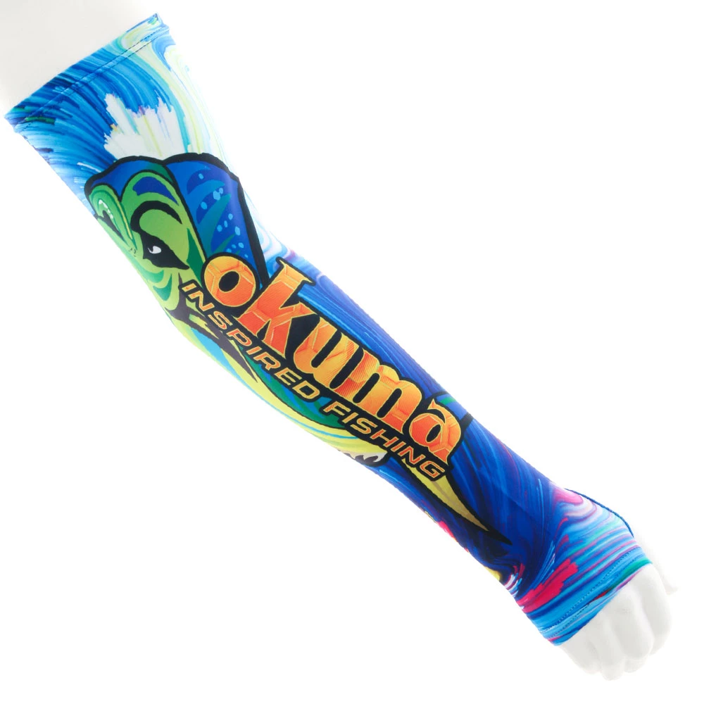 Okuma Fishing Arm Sleeves Blue 2 Okuma Fishing Arm Sleeves Blue - Image 2