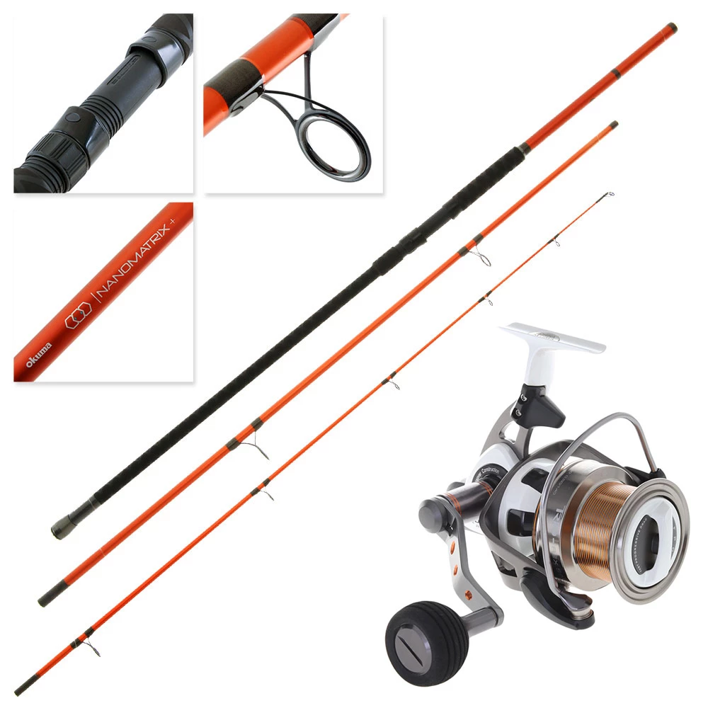 Okuma Trio Rex Salt 60FD Nano Matrix Plus Salt Spin Combo 14ft 8-12kg 3pc 3 Okuma Trio Rex Salt 60FD Nano Matrix Plus Salt Spin Combo 14ft 8-12kg 3pc