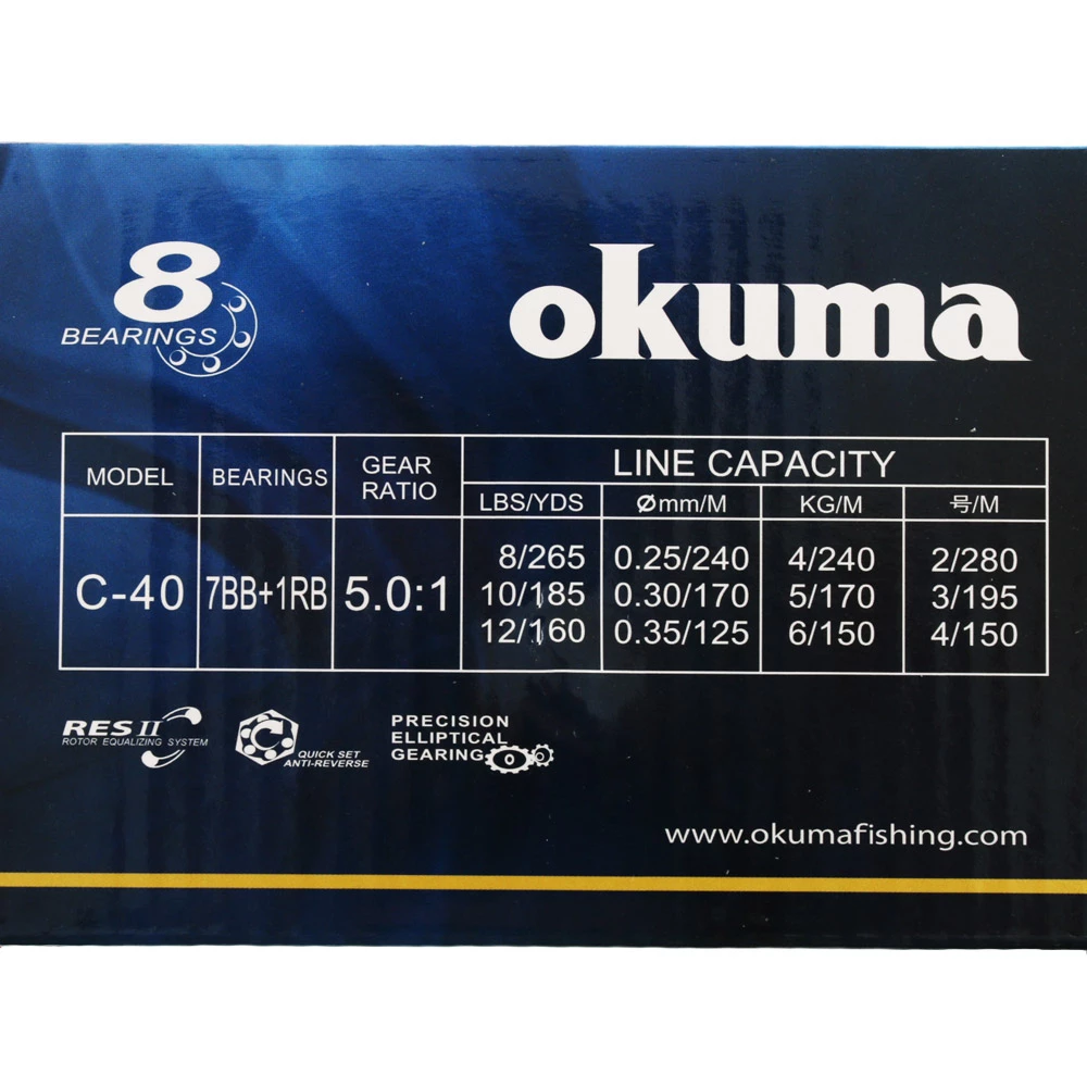 Okuma Ceymar White Spinning Reel With Braid 4 Okuma Ceymar White Spinning Reel With Braid - Image 2