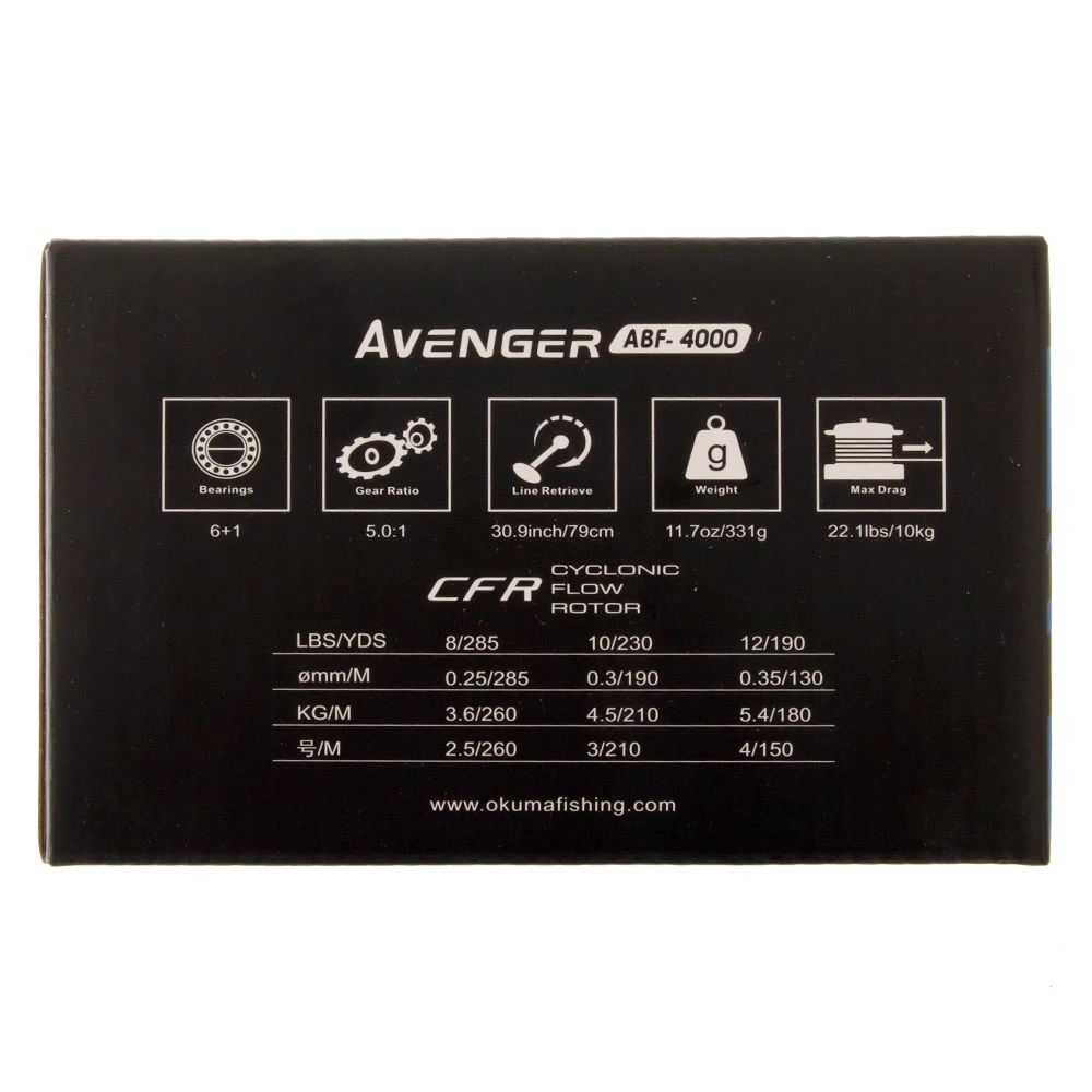 Okuma Baitfeeder Avenger 4000 Spinning Reel 4 Okuma Baitfeeder Avenger 4000 Spinning Reel - Image 2