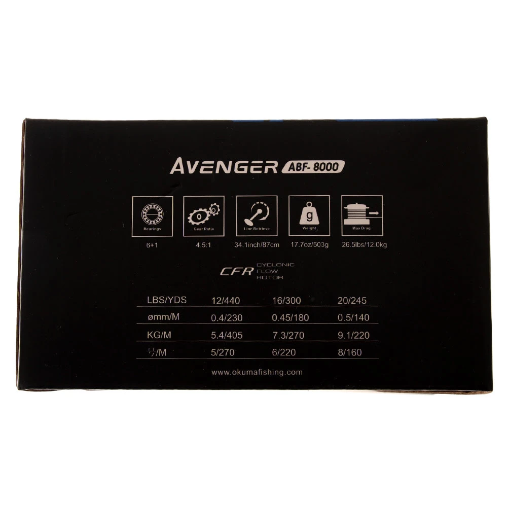 Okuma Baitfeeder Avenger 8000 Spinning Reel 4 Okuma Baitfeeder Avenger 8000 Spinning Reel - Image 2