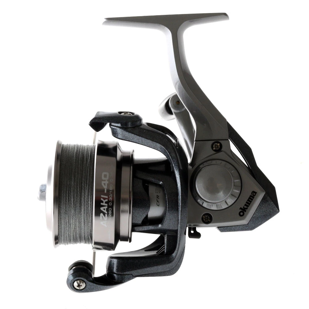 Okuma 40B Azaki Spinning Softbait Reel With Braid 6 Okuma 40B Azaki Spinning Softbait Reel With Braid - Image 4