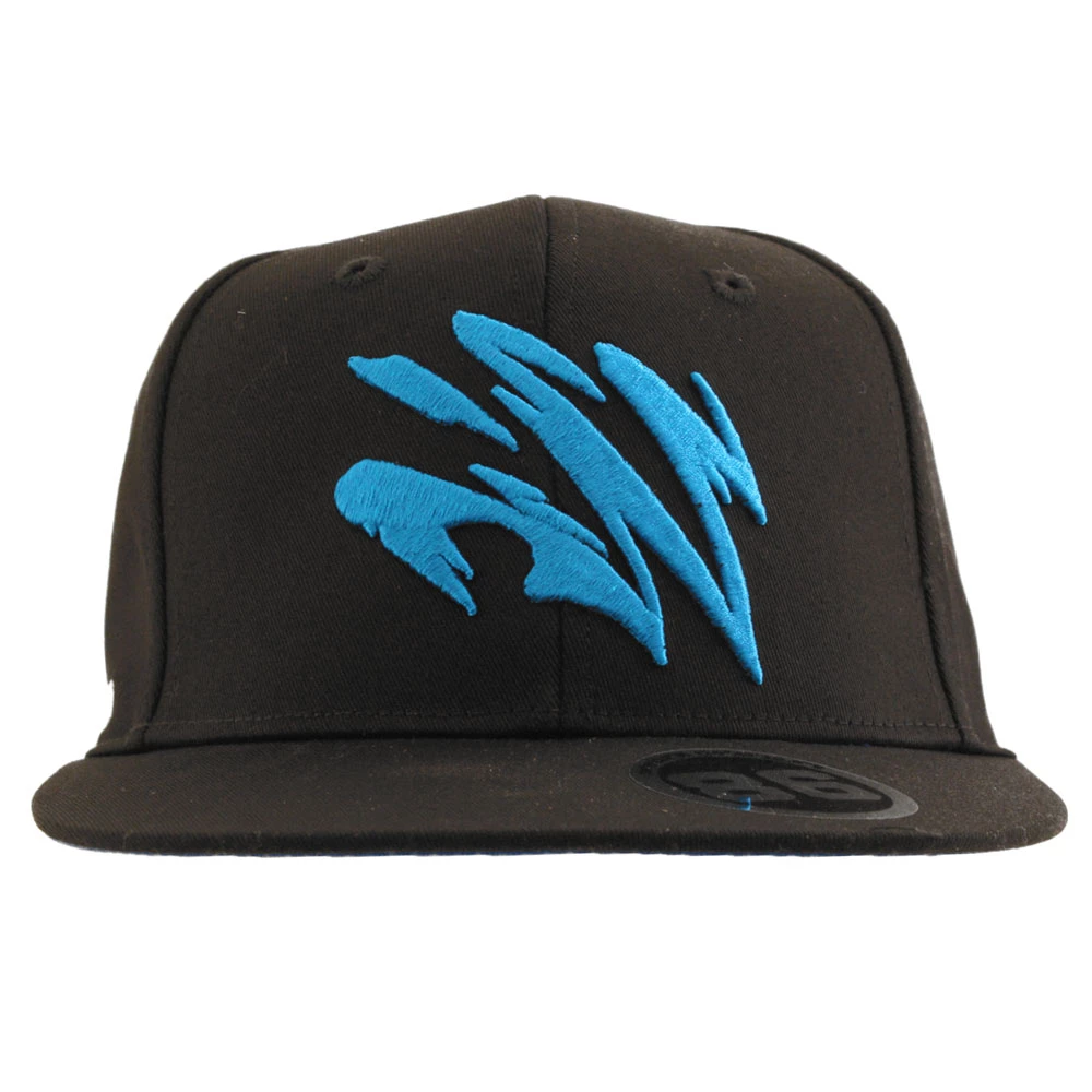 Okuma Motif Flat Peak Cap Black 5 Okuma Motif Flat Peak Cap Black - Image 3