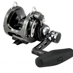 Okuma Makaira 15T 2 Speed Lever Drag Reel Gunsmoke