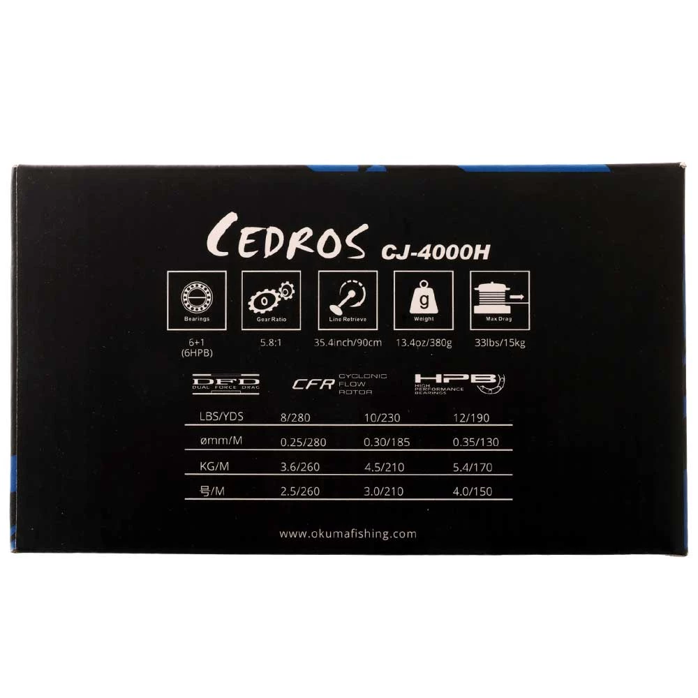 Okuma Cedros 4000 Spinning Reel 4 Okuma Cedros 4000 Spinning Reel - Image 2