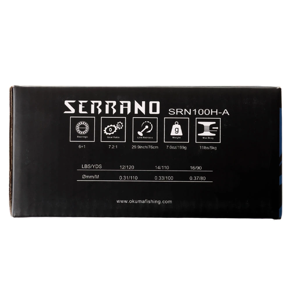 Okuma Serrano 100HA Baitcaster Reel 4 Okuma Serrano 100HA Baitcaster Reel - Image 2