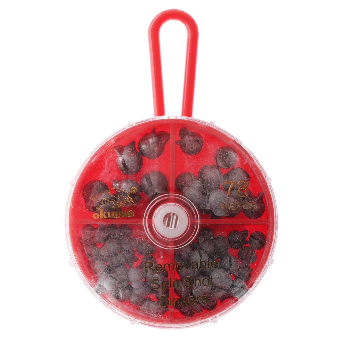 Okuma Round Split Shot Pack 78 Pcs 2 Okuma Round Split Shot Pack 78 Pcs