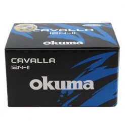 Okuma Cavalla 12 Narrow 2-Speed Lever Drag OH Boat Reel Blue