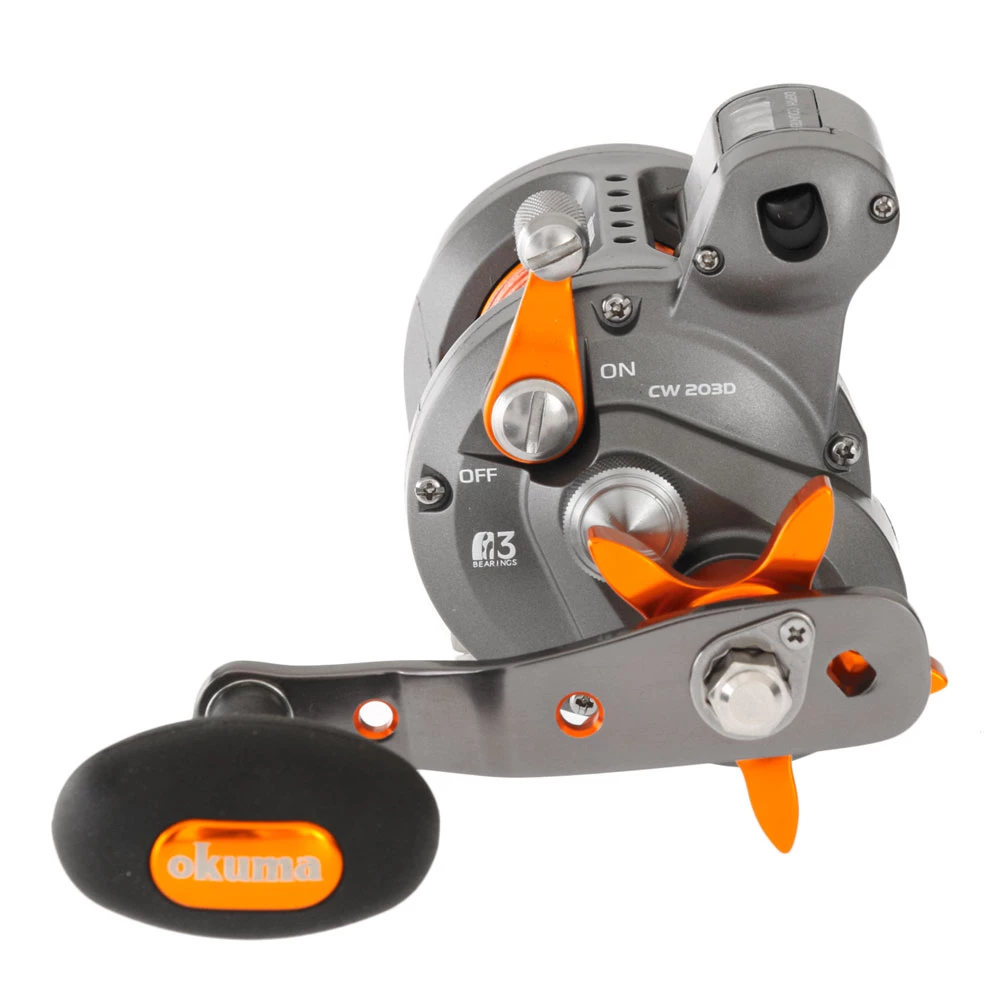 Okuma Coldwater 203D Line Counter Reel With Mono/Micro Leadline 4 Okuma Coldwater 203D Line Counter Reel With Mono/Micro Leadline - Image 2