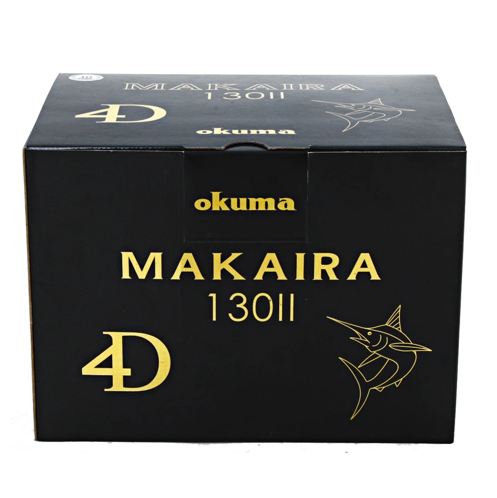 Okuma Makaira Gold 130W 2-Speed Game Reel 3 Okuma Makaira Gold 130W 2-Speed Game Reel
