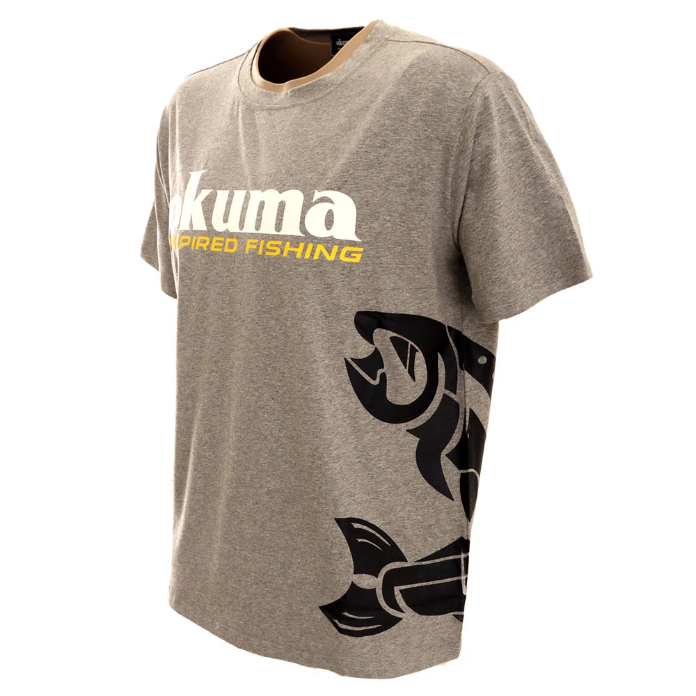 Okuma T-Shirt Salmon Grey 3 Okuma T-Shirt Salmon Grey