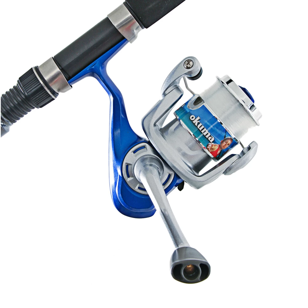 Okuma Born To Fish 25 Kids Spinning Combo Blue 4ft 4-8kg 1pc 4 Okuma Born To Fish 25 Kids Spinning Combo Blue 4ft 4-8kg 1pc - Image 2