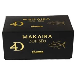 Okuma Makaira 30 SEa 2-Speed Lever Drag Game Reel Gunsmoke