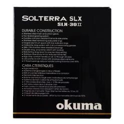 Okuma Solterra SLX 30 2-Speed Lever Drag Game Reel With T-Bar Handle -Okuma Sale Store 98881 4