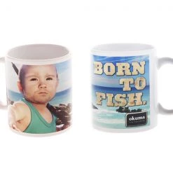 Okuma Born To Fish Mug Kingi Baby