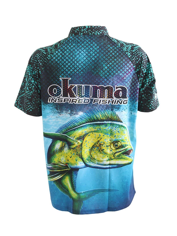 Okuma Mahimahi Quick Dry UPF50 Fishing Jersey XL 3 Okuma Mahimahi Quick Dry UPF50 Fishing Jersey XL