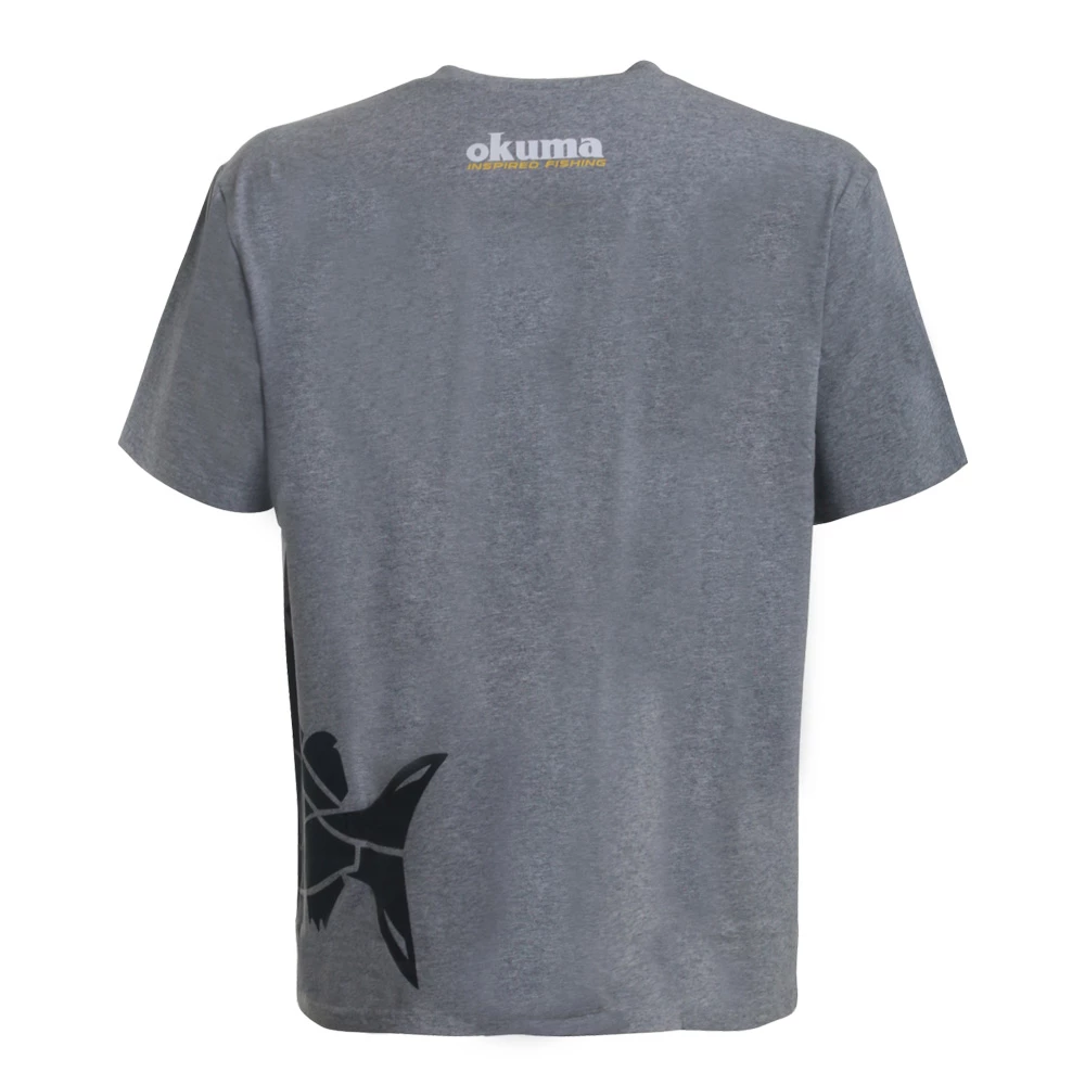 Okuma Snapper T-Shirt Grey XL 4 Okuma Snapper T-Shirt Grey XL - Image 2