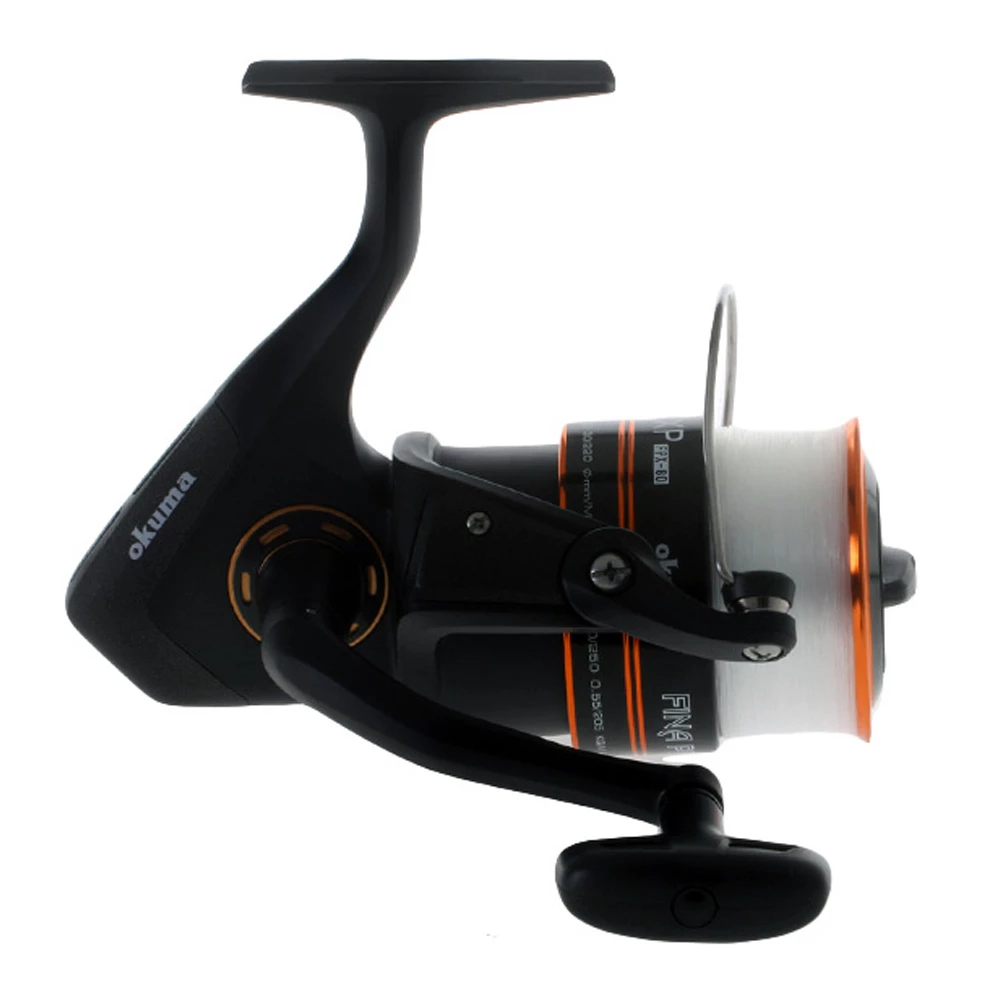 Okuma Fina Pro 80 And X-Factor Surf Combo With Line 15ft 3-5oz 3pc 3 Okuma Fina Pro 80 And X-Factor Surf Combo With Line 15ft 3-5oz 3pc