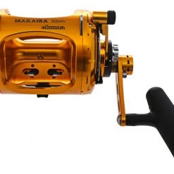 Okuma Makaira Gold 50W 2-Speed Game Reel -Okuma Sale Store okremk50w 2 4 1