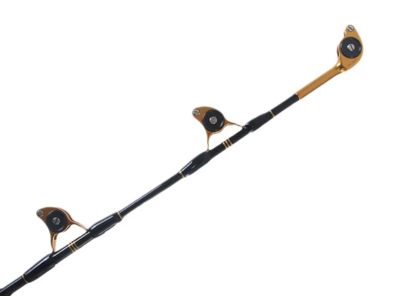 Okuma Makaira Stand-Up Game Rod With ALPS Bearing Rollers Black/Gold 5ft 10in 37kg 1pc 4 Okuma Makaira Stand-Up Game Rod With ALPS Bearing Rollers Black/Gold 5ft 10in 37kg 1pc - Image 2
