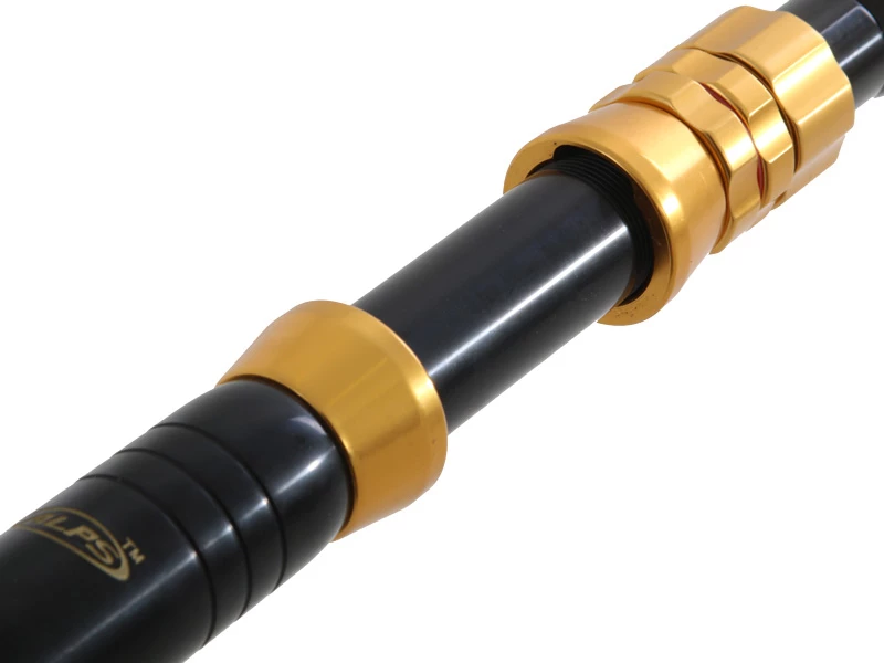 Okuma Makaira Stand-Up Game Rod With ALPS Bearing Rollers Black/Gold 5ft 8in 24kg 1pc 6 Okuma Makaira Stand-Up Game Rod With ALPS Bearing Rollers Black/Gold 5ft 8in 24kg 1pc - Image 4