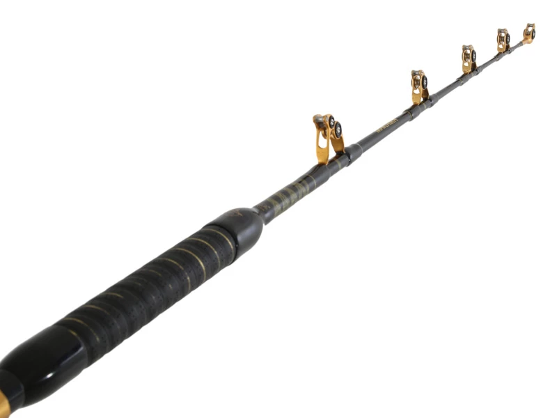 Okuma Makaira Stand-Up Game Rod With ALPS Bearing Rollers Black/Gold 5ft 8in 24kg 1pc 5 Okuma Makaira Stand-Up Game Rod With ALPS Bearing Rollers Black/Gold 5ft 8in 24kg 1pc - Image 3