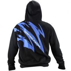 Okuma Motif Full-Zip Hoodie Black